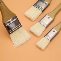 6 Single Bristle Hard Brush Brush, Fine Art Painting Gouache Watercolor Paint Oil Painting Special Row Brush, Shading Brush