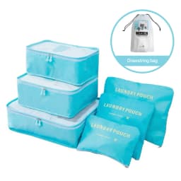 8/6pcs Set Travel Storage Bag Large Capacity Luggage Clothes Sorting Organizer Suitcase Pouch Case Essentials Shoes Packing Cube