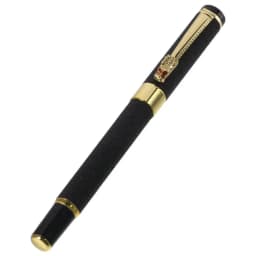 Elegant Design Dragon Crystal Diamond Pen Smooth Writing Fountain Pen Classic Black Classic Pen Basic Office Write Supply