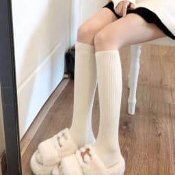Ladies Women Knitted Thigh-High Over the Knee Socks Solid Color Winter Long Stockings Women Girls Warm Hosiery Socks Gifts