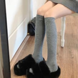 Ladies Women Knitted Thigh-High Over the Knee Socks Solid Color Winter Long Stockings Women Girls Warm Hosiery Socks Gifts