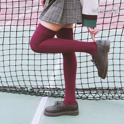 Ladies Women Knitted Thigh-High Over the Knee Socks Solid Color Winter Long Stockings Women Girls Warm Hosiery Socks Gifts
