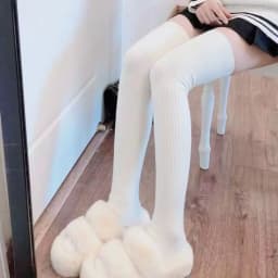 Ladies Women Knitted Thigh-High Over the Knee Socks Solid Color Winter Long Stockings Women Girls Warm Hosiery Socks Gifts