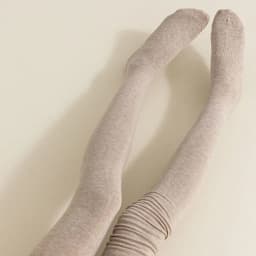 Ladies Women Knitted Thigh-High Over the Knee Socks Solid Color Winter Long Stockings Women Girls Warm Hosiery Socks Gifts