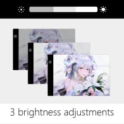 A4/A5 LED copying board, 3-level dimming copy table, drawing puzzle toy, gift, dimmable children's Painting board