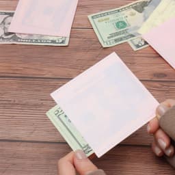 5PCS Square 52 Week 100 Day Savings Challenge Savings PP Bag Cash Budget Envelope Money Saving Stickers Accessories