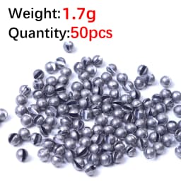 DNDYUJU 50pcs Round Split Shot Fishing Weights Lead Explosion Sinker Fishing Float Weight Tackle Tool Fishing Accessories