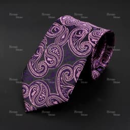 New Design Business Paisley Men Tie Red Blue Green Purple Slim Skinny 6cm Necktie Luxury Jacquard Wedding Party Cravat Accessory