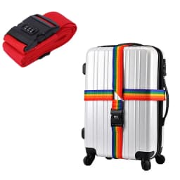 cipher lock Luggage Straps Adjustable Travel Suitcase Buckle Strap Baggage Belt Travel Accessorises Suitcase Packing Seat Belts