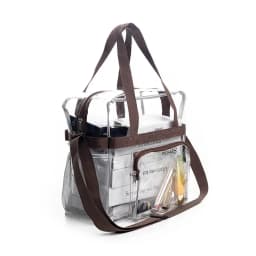 Stadium Approved PVC Clear Purse Large Capacity Clear Bag Clear Crossbody Bag for Concerts Sports Festivals