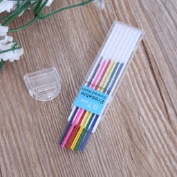 1 Box 0.7mm Colored Mechanical Pencil Refill Lead Erasable Student Stationary