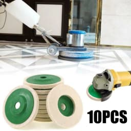 3/10/12pcs Polishing Wheels Polishing Pads Grinding Discs Angle Grinder Accessories Angle Grinder Wheels, Felt Polishing Discs