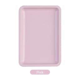 1PC Square Stainless Steel Cosmetic Storage Tray Nail Art Manicure Plate Tweezers Clippers Pens Container False Nails Dish Tools
