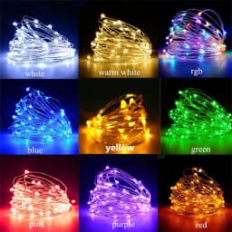 USB Led Fairy Lights Copper Wire String 1/2/3/5/10/20M 200LED Holiday Lamp Garland For Christmas Tree Wedding Party Decoration