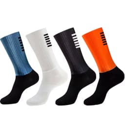 2026 New Silicone Cycling Aero Socks Anti Socks Slip Men Bicycle Sport Running Bike Socks