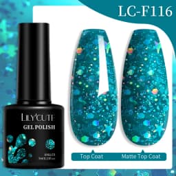 LILYCUTE 129 Colors 7ML Nail Gel Polish Nail Supplies Vernis Semi Permanent Nail Art Manicure Soak Off LED UV Gel Nail Varnishes