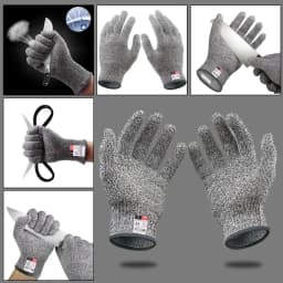 HPPE Level 5 Safety Anti Cut Gloves High-strength Industry Kitchen Gardening Anti-Scratch Anti-cut Glass Cutting Multi-Purpose