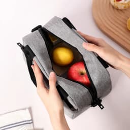 Lunch Bag with Shoulder Strap Handle Cooler Bag Women Portable Food Bag for Work Student Thermal Lunch Box Fridge Bag