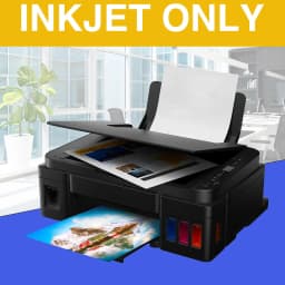 5 Sheets Printable Magnetic Sheets Make Refrigerator Photo Magnet Glossy Print Paper 13.5mil Thickness for Inkjet Printers 4 X 6