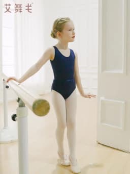 Girls Ballet Leotards Gymnastic Dance Tank Leotards with Full Lining Kids Nylon Classic Ballet Bodysuit Child Ballet Costumes
