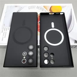 Luxury Matte Magnetic Case for Samsung S25 S24 S23 S22 Ultra S21 S20 Plus Capa for Samsung Note 20 Ultra Magsafe Phone Cover