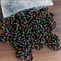 50/100Pcs Colorful Nylon Hair Bands for Children Scrunchie Hair Ties Rubber Band Kids Elastic Hair Leagues Girl Hair Accessories