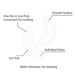 20/50/100pcs Eye Patches Eyelash Extension Under Eye Pads Makeup Eyelash Patches Tip Stickers Pads For Eyelash Extension Makeup