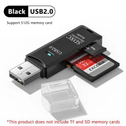 2-in-1 USB3.0/2.0 Card Reader USB3.0 To SD TF Memory Card Reader USB Flash Drive Cardreader Adapter For PC Laptops Accessories