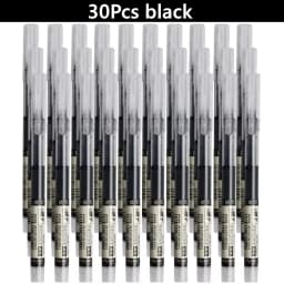 3-102Pcs/set High Quality Needle Type Gel Pens Straight Liquid Ballpoint Pen Kawaii Stationery School Office Supplies Writing