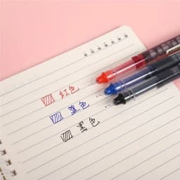 3-102Pcs/set High Quality Needle Type Gel Pens Straight Liquid Ballpoint Pen Kawaii Stationery School Office Supplies Writing
