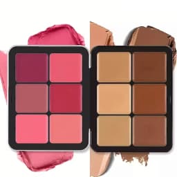 12-Color Concealer and Blush Palette Matte and Highlight Contour Makeup Rouge Palette