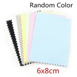 10pcs Polish Polishing Cloth Silver Color Cleaning Polishing Cloth Soft Clean Wipe Wiping Cloth For Silver Gold Jewelry Tools