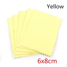 10pcs Polish Polishing Cloth Silver Color Cleaning Polishing Cloth Soft Clean Wipe Wiping Cloth For Silver Gold Jewelry Tools