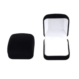 Flocked Cloth Earrings Ring Box Store Counter Jewelry Display Holder Wedding Proposal Ring Box Gift Packaging Box