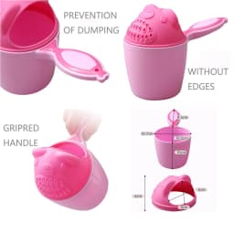 Baby Shampoo Rinse Cup Kids Bath Waterfall Rinser Children Bathing Baby Shower Spoons Child Washing Hair Cup Kids Bath Tool