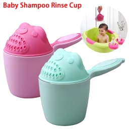 Baby Shampoo Rinse Cup Kids Bath Waterfall Rinser Children Bathing Baby Shower Spoons Child Washing Hair Cup Kids Bath Tool