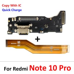For Xiaomi Redmi Note 7 8 8T 9 9S 10 10S 11 12 Pro Plus 4G 5G Dock Connector USB Charger Charging Port Mainboard Main Flex Cable