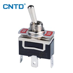 CNTD Self-locking Toggle Switch 15A 250VAC C5 Series Single Pole Double Pole Switch And Rainproof-cap
