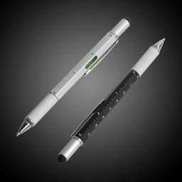 1PCS High Quality handheld tool technology screwdriver ruler Metal Ballpoint Pen multifunction touch the level of foot