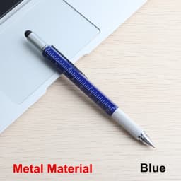 1PCS High Quality handheld tool technology screwdriver ruler Metal Ballpoint Pen multifunction touch the level of foot