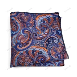 New Jacquard Paisley Pocket Square Classic Red Grey Blue 22cm Hankerchief Fit Business Wedding Party Stage Suit Hanky Gifts