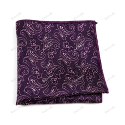 New Jacquard Paisley Pocket Square Classic Red Grey Blue 22cm Hankerchief Fit Business Wedding Party Stage Suit Hanky Gifts