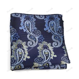 New Jacquard Paisley Pocket Square Classic Red Grey Blue 22cm Hankerchief Fit Business Wedding Party Stage Suit Hanky Gifts