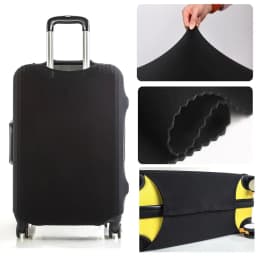 Portable Thick Elastic Luggage Protective Cover Simplicity Dust Cover Anti-Scratch Protective Rose Gold Print Travel Accessories