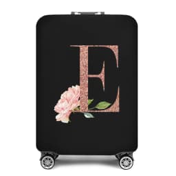 Portable Thick Elastic Luggage Protective Cover Simplicity Dust Cover Anti-Scratch Protective Rose Gold Print Travel Accessories