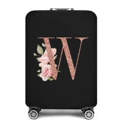 Portable Thick Elastic Luggage Protective Cover Simplicity Dust Cover Anti-Scratch Protective Rose Gold Print Travel Accessories