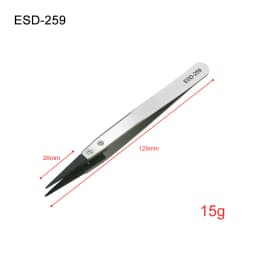 Industrial Tweezers Electronics Anti-static Curved Straight Tip Precision Stainless DIY Hand Tools Sets Forceps Phone Repair