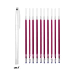10Pcs/Set Heat Erasable Magic Marker Pen Temperature Disappearing Fabric Fabric Pens Line Marking DIY Craft Sewing Accessories