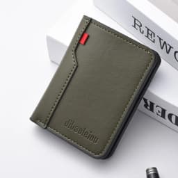 1Pc New Ultra-thin Mini Soft PU Leather Credit Card Wallet Holder Short Vertical High Quality Men's Wallet