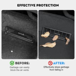 Under Seat Vent Cover for Tesla Model 3 Y Juniper 2025 2026 Air Condition Outlet Protector Rear Seat Air Vent Grill Accessories